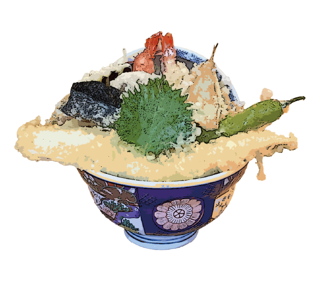 京都海老天丼 穴子入り