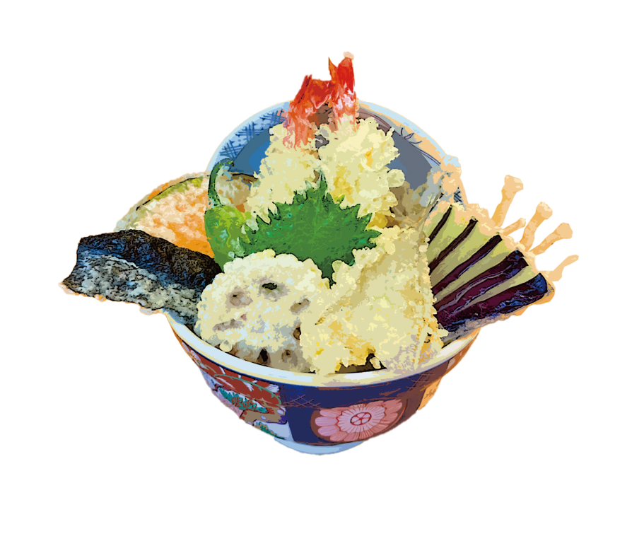 京都海老天丼