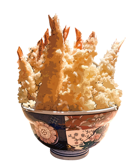 京都海老天丼