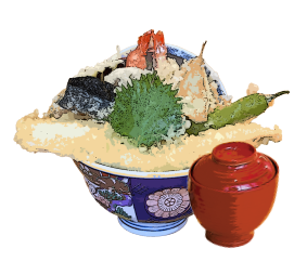 京都海老天丼 穴子入り